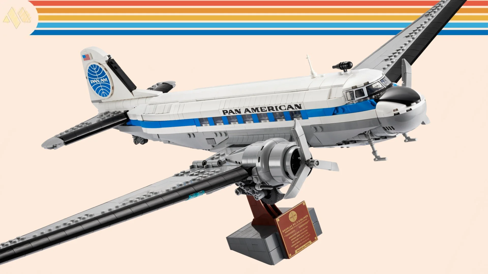 Lego Icons reveals the Douglas DC-3 PAN AM Airliner — Maxi-Geek